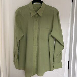 Foxcroft Women's Green Button-Up Shirt